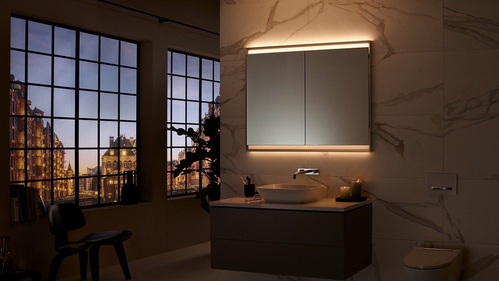 Geberit ONE ComfortLight „küünlavalgus”