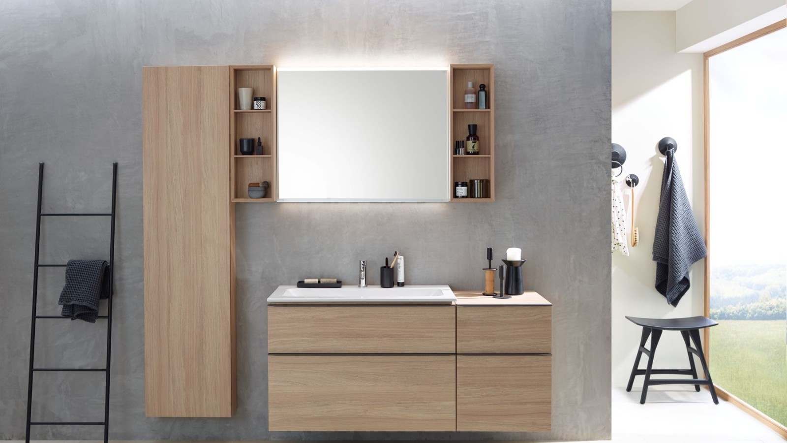 Geberit iCon tammepuidust vannitoaseeria Geberit iCon tammepuidust vannitoaseeria