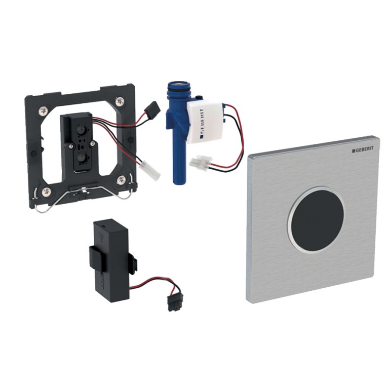 Puutevaba pissuaari loputusregulaator tööks akutoitelt Puutevaba pissuaari loputusregulaator tööks akutoitelt