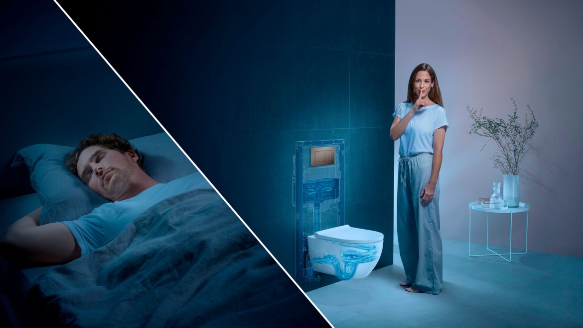 Geberit WC-süsteem: Vaikne loputus