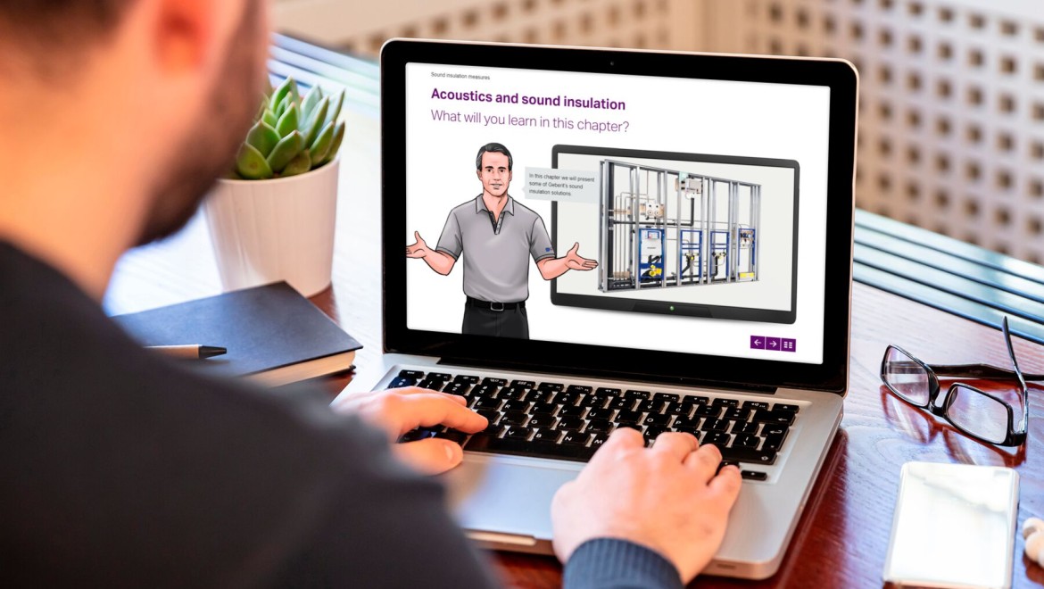 Geberit pakub laia valikut digitaalseid koolituskursusi Geberit pakub laia valikut digitaalseid koolituskursusi