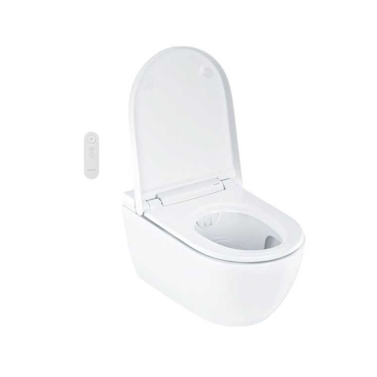 Geberit AquaClean Alba avatud WC-poti kaanega Geberit AquaClean Alba avatud WC-poti kaanega