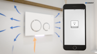 Geberit DuoFreshi juhtimine rakenduse kaudu