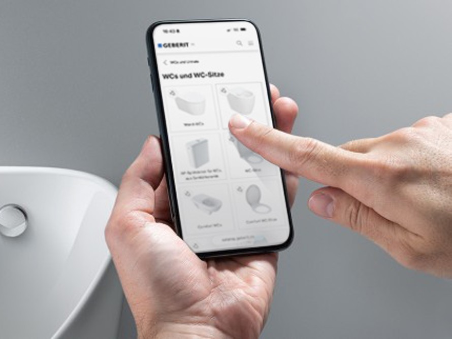 Geberiti tootekataloogi ekraanitõmmis