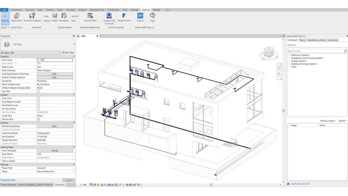 Toodete struktuur moodulite kataloogis programmis Autodesk® Revit®