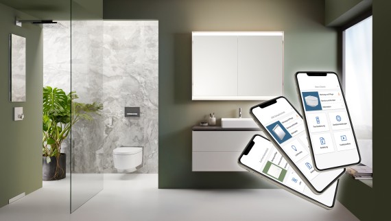 Geberit Home erinevate Geberiti vannitoatoodete mugavaks kasutamiseks Geberit Home erinevate Geberiti vannitoatoodete mugavaks kasutamiseks