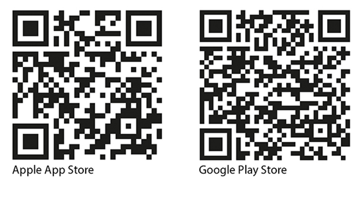 QR-kood iOS-i rakenduse Geberit Home ja Androidi rakenduse Geberit Home jaoks QR-kood iOS-i rakenduse Geberit Home ja Androidi rakenduse Geberit Home jaoks