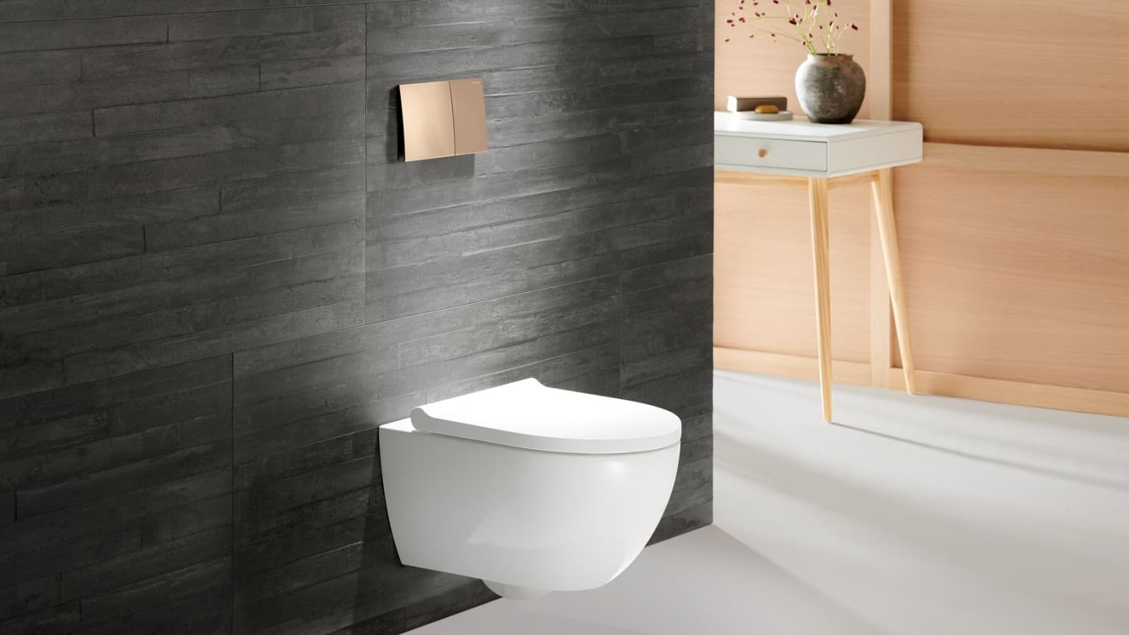 Acanto WC koos Turboflushi ja Sigma70 täiturplaadiga (© Geberit) Acanto WC koos Turboflushi ja Sigma70 täiturplaadiga (© Geberit)