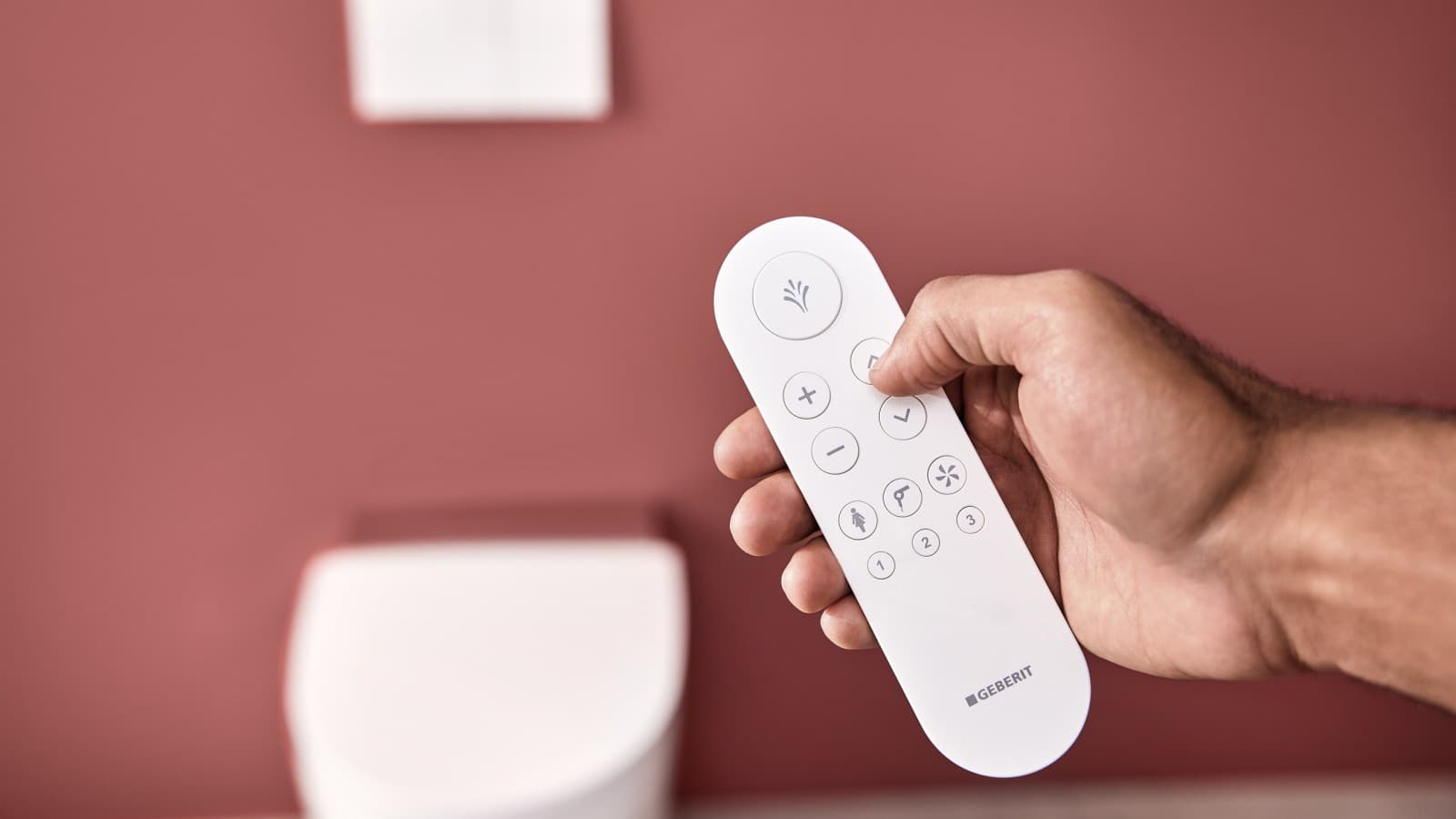 Kaugjuhtimispult Geberit AquaClean Mera duši WC-potile Kaugjuhtimispult Geberit AquaClean Mera duši WC-potile
