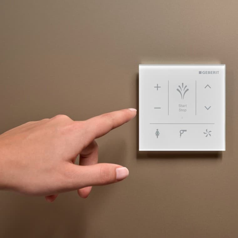 Geberit AquaClean Mera seinale paigaldatav juhtpaneel Geberit AquaClean Mera seinale paigaldatav juhtpaneel