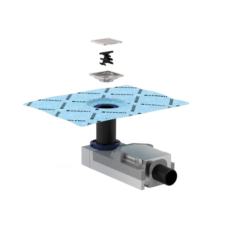 Geberit'i paigalduskomplekt duši põrandaäravoolule Geberit'i paigalduskomplekt duši põrandaäravoolule