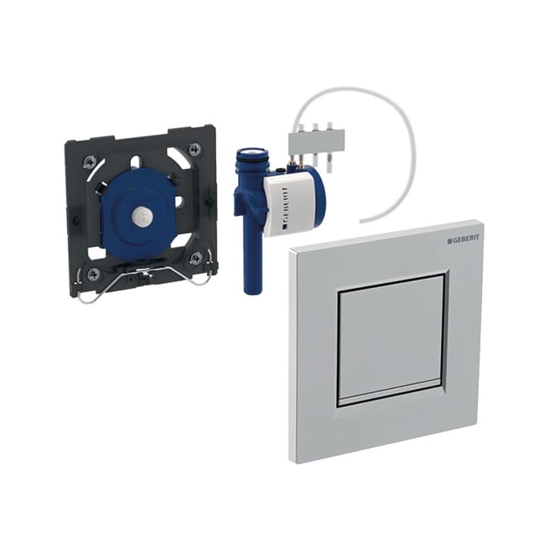 Pneumaatilise loputuse käivitusega pissuaari loputusregulaator Pneumaatilise loputuse käivitusega pissuaari loputusregulaator