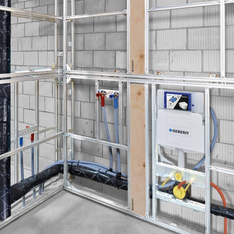 Eeltoodetud Geberit GIS paigaldusmoodul ka kõige ebatavalisemate ehituslike olukordade jaoks. Eeltoodetud Geberit GIS paigaldusmoodul ka kõige ebatavalisemate ehituslike olukordade jaoks.