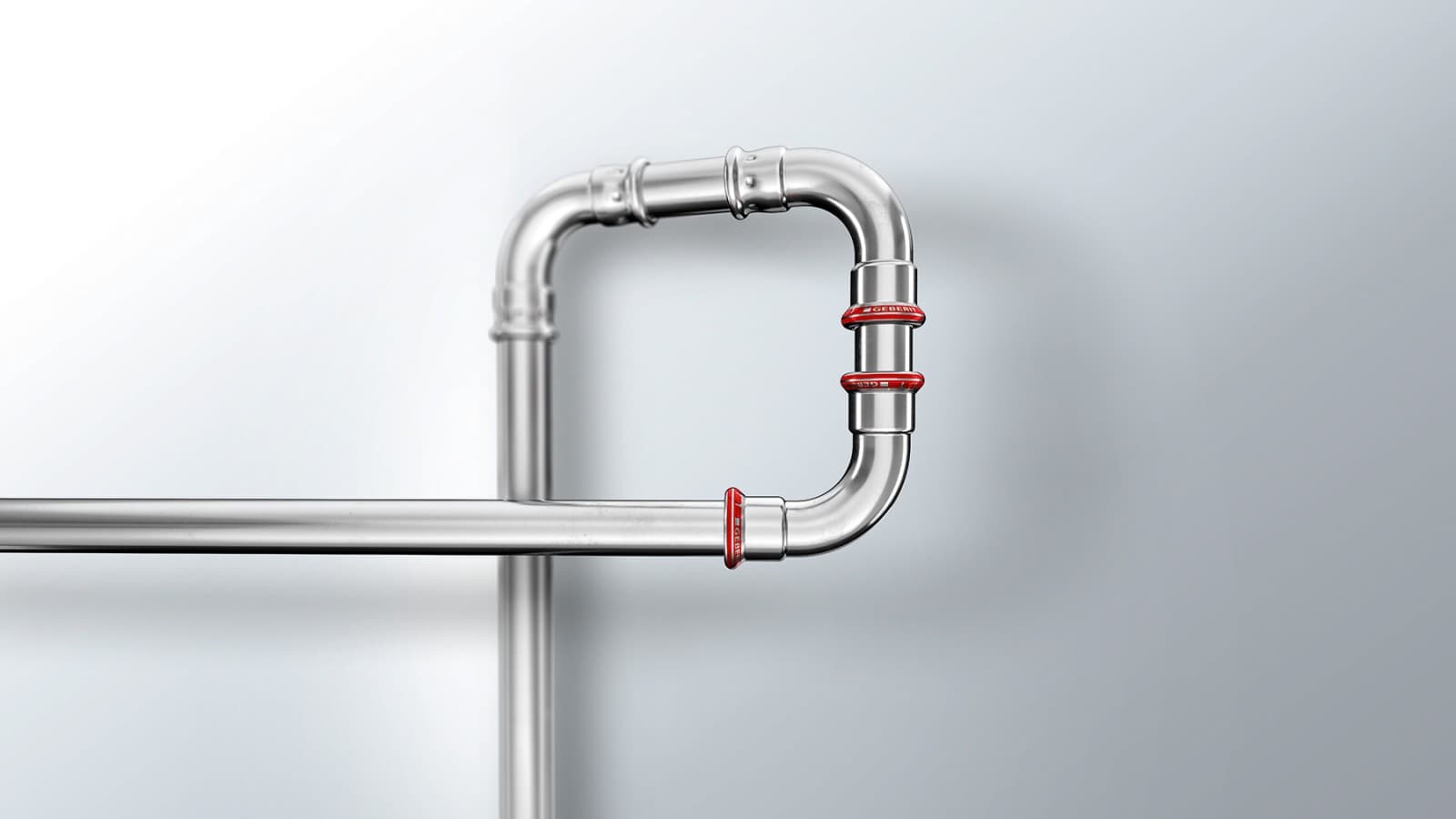 Geberit Mapressi C-terasest liitmik punase pressmärgisega Geberit Mapressi C-terasest liitmik punase pressmärgisega